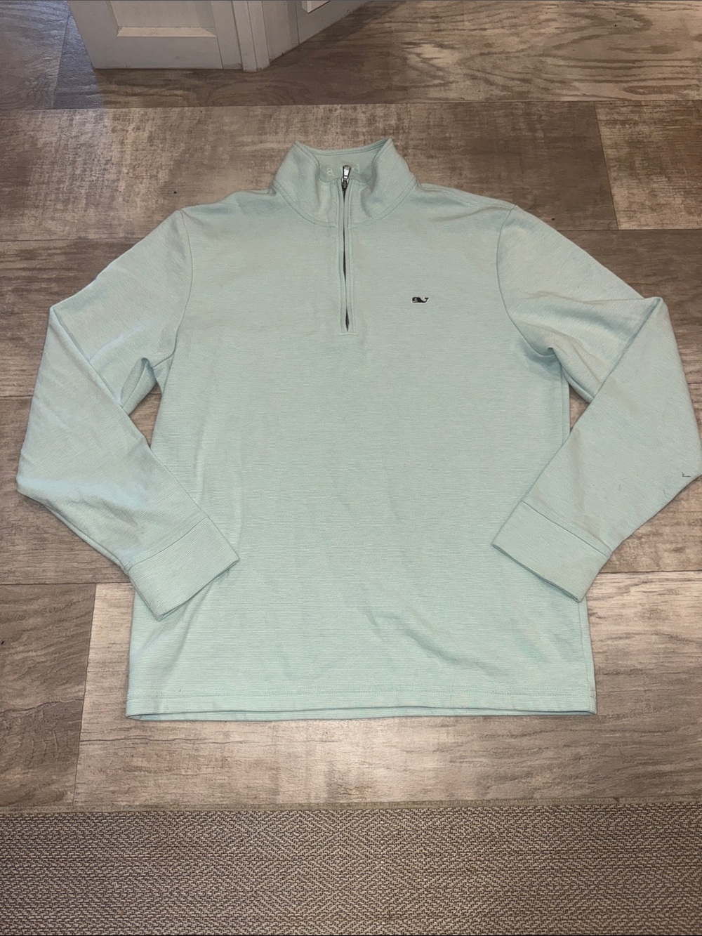 Vineyard Vines Mint Green Half-Zip Pullover